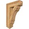 Ekena Millwork Olympic Arts & Crafts Rough Sawn Bracket, Western Red Cedar, 6"W x 24"D x 32"H BKT06X24X32OLY03RWR - alternate 1